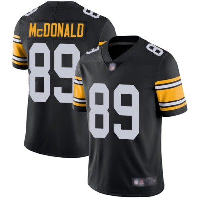 Nike Pittsburgh Steelers #89 Vance McDonald Black Alternate Men's Stitched NFL Vapor Untouchable Limited Jersey Men's